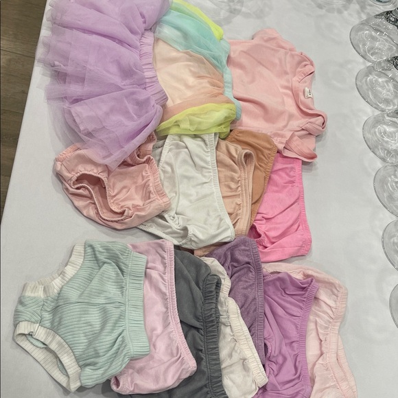 Colorful Kids Tutu Bloomers Shorts Set Variety 15 Pieces - Picture 1 of 8